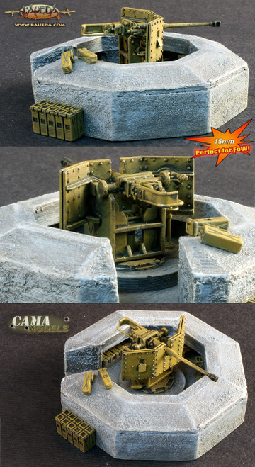 VF61a Tobruk with ringstand for 5cm Festungsgranatwerfer - Kick
