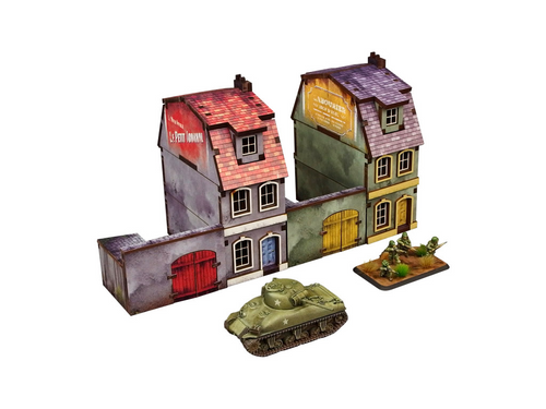 WW2 Normandy Townhouse 1[15mm/1:100]