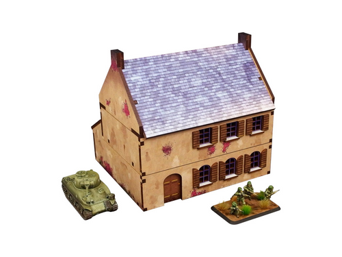 WW2 Normandy Townhouse 2[15mm/1:100]