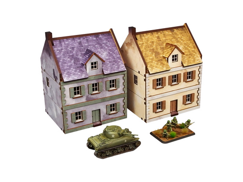 WW2 Normandy Townhouse 3 [15mm/1:100]