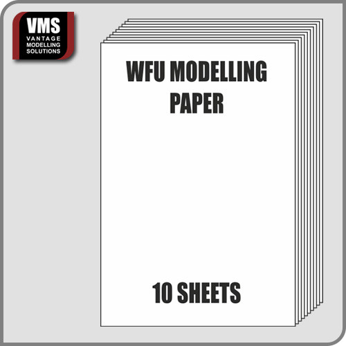 VMS WFU Modelling Paper 10 sheets set