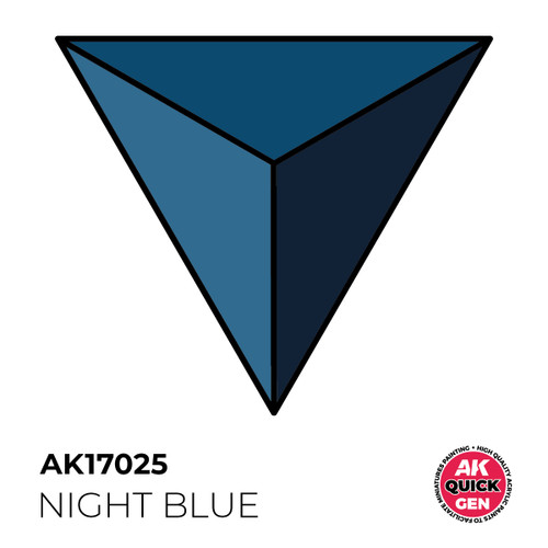 Night Blue - AK Quick Gen Acrylic 18 ml
