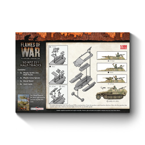 Sd Kfz 251 Half-Tracks (Plastic)