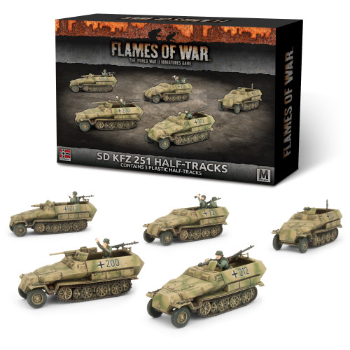 Sd Kfz 251 Half-Tracks (Plastic)