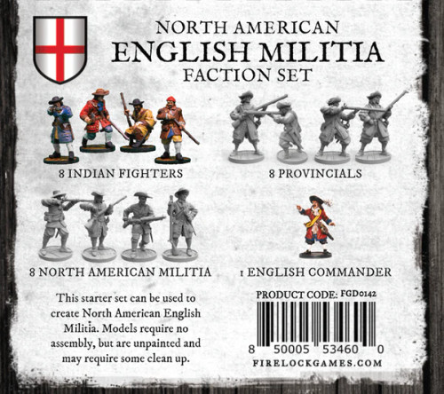 North American English Militia Faction Set - FGD0142
