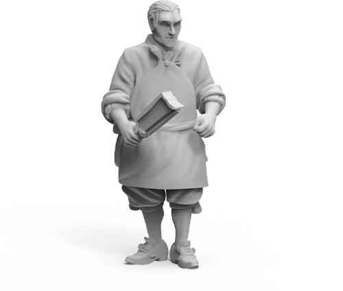 Blood & Plunder Surgeon Character Model- FGD0148