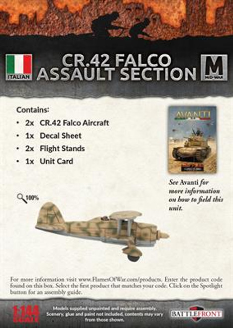 Italian Falco CR42 Flight - IBX19