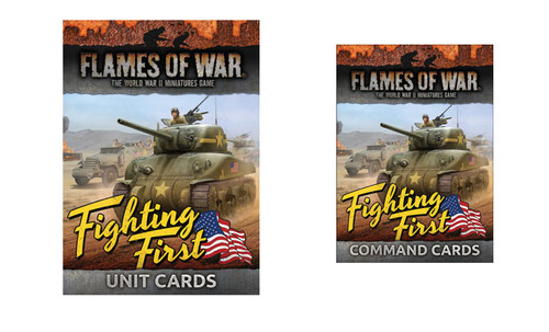 American Fighting First Unit and Command Cards - FW256-UCB