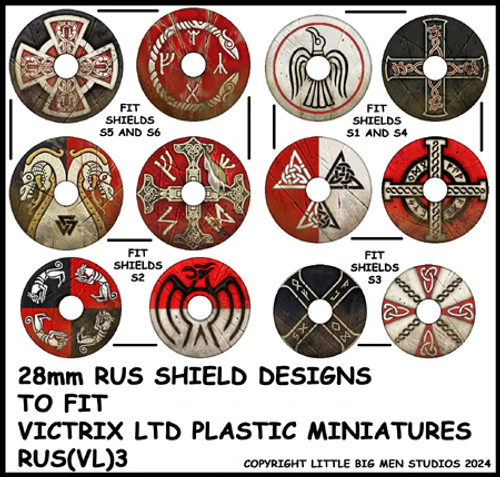 Rus Shield Designs 3 - RUS(VL)3