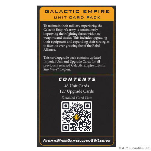 SW Legion: Empire Card Pack