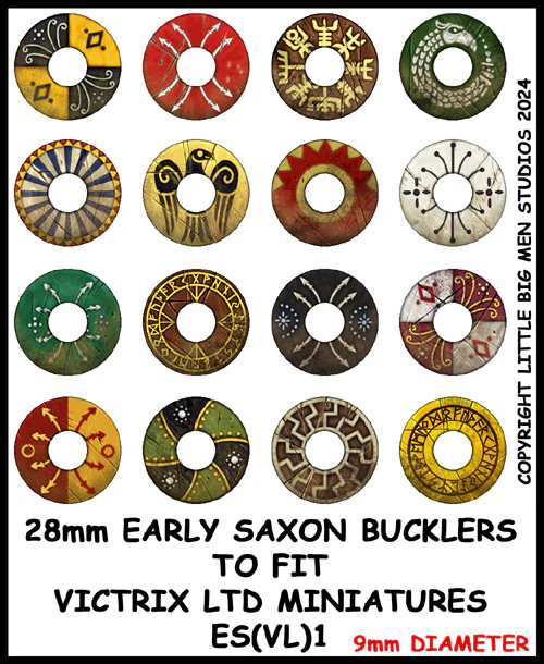 Early Saxon Buckler Designs 1 - ES(VL)1