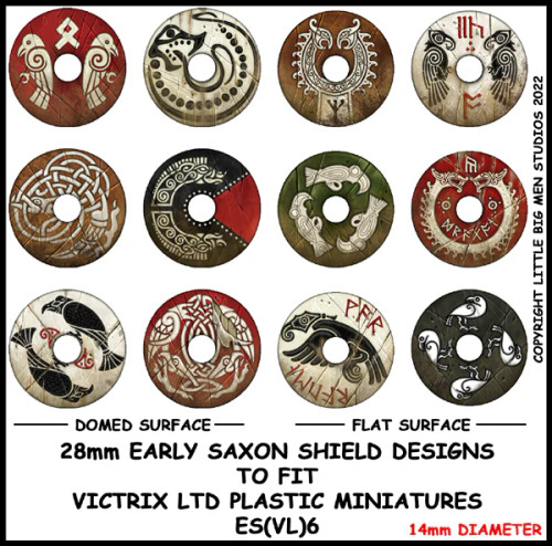 Early Saxon Shield Designs 6 - ES(VL)6