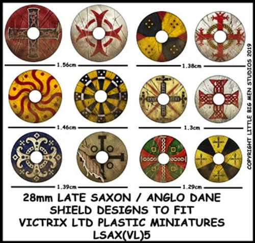 Late Saxon/Anglo Dane Shield Designs 5 - LSAX(VL)5