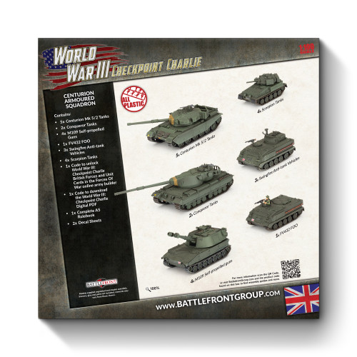 British Starter Force: Centurion Territorial Armoured Squadron (Plastic) - Limited Edition