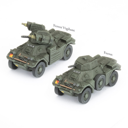 British: Ferret and Ferret Vigilant Scout Cars (x2)
