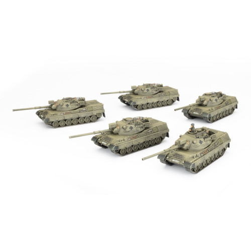 West German: Leopard 1 Panzer Zug (x5 Plastic)