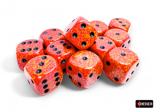 Speckled: 16mm D6 Fire (12)