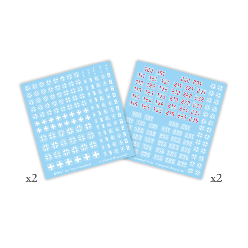 German Early War Decals (x4)