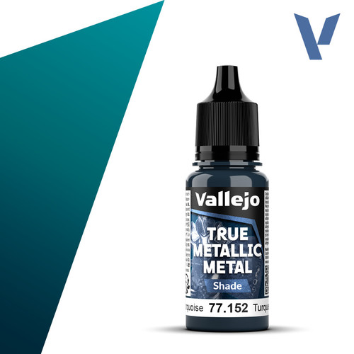 Hydra Turquoise Shade - True Metallic Metal 18ml