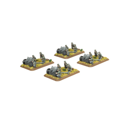 German 3.7cm Tank Hunter Platoon (Early) (x4 guns Plastic)