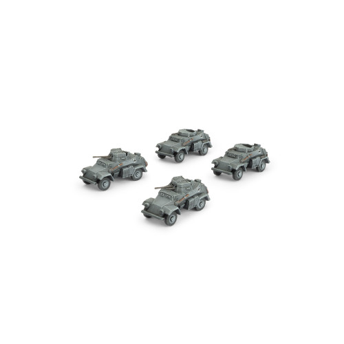 German Sd Kfz 222 / 221 Scout Troop (x4 Plastic)