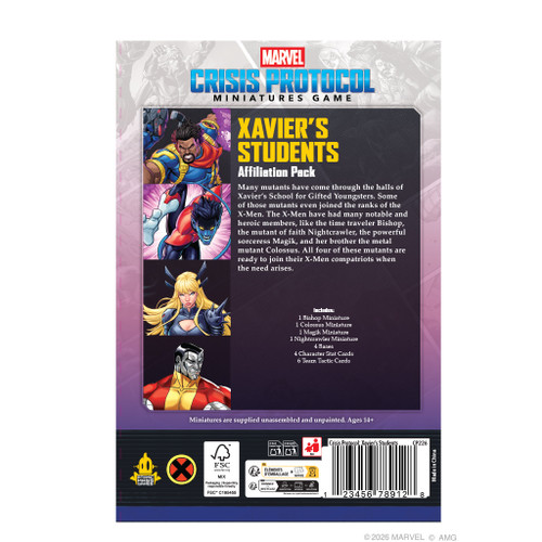 Marvel: Crisis Protocol -Xavier’s Students Affiliation Pack - CP226