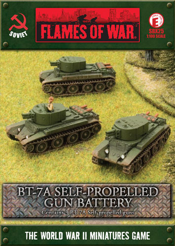 Soviet BT-7A Self-propelled Gun Platoon (Out of Print)