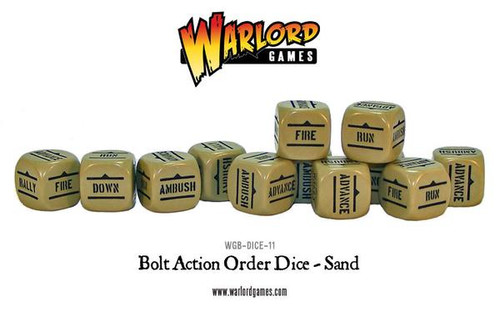 Orders Dice Sand