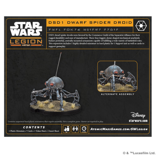 SW Legion: DSD1 Dwarf Spider Droid