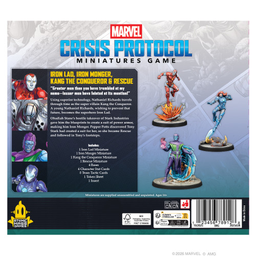 Crisis Protocol: Iron Lad, Iron Monger, Kang the Conqueror & Rescue - CP154