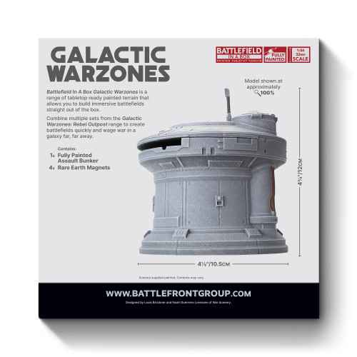 Galactic Warzones: Rebel Outpost - Assault Bunker (x1)