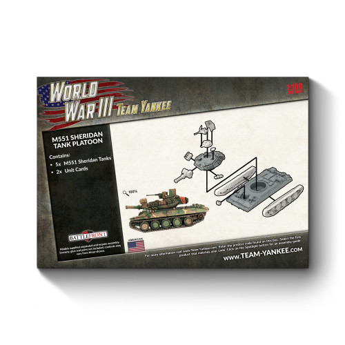 American: M551 Sheridan Tank Platoon
