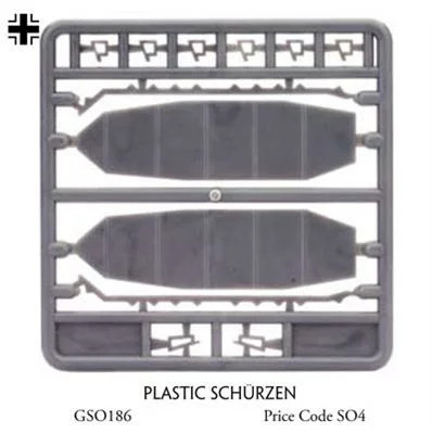 German Panzer IVH Plastic Schürzen