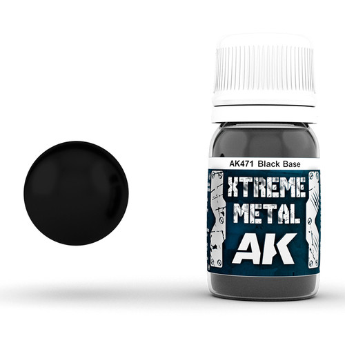 AK Interactive Xtreme Metal Black Base