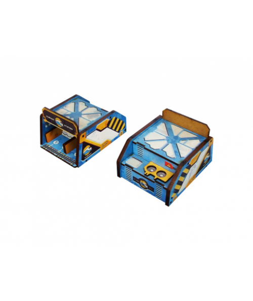 Infinity Prepainted Terrain: District 5 Subway Entrance (2) (blue)