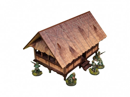 WW2 Pacific Kitchen (1) PREPAINTED [28mm/1:56]