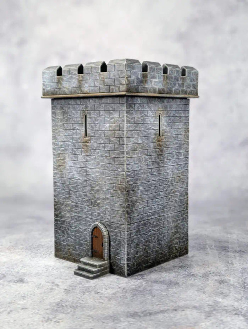 28mm Fortified Square Castle Tower