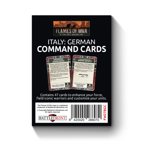 German Command Card Pack (47 cards)
