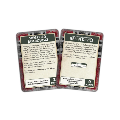 German Command Card Pack (47 cards)