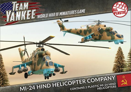 Team Yankee Soviet Mi-24 Hind Helicopter Company