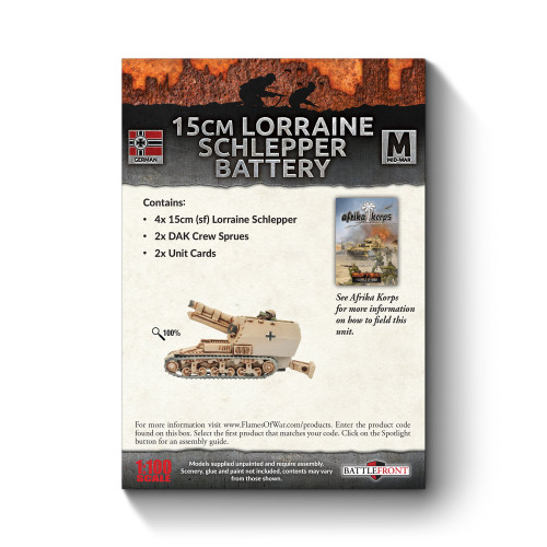 German 15cm Lorraine Schlepper Artillery Battery