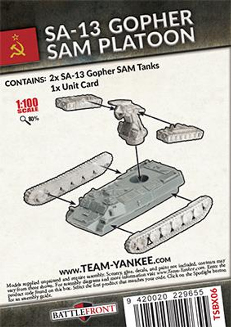 Team Yankee Soviet SA-13 Gopher SAM Platoon