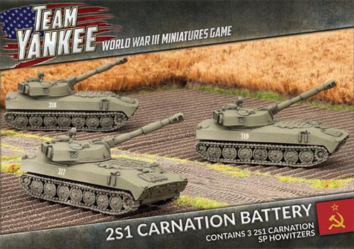 Team Yankee Soviet 2S1 Carnation Battery