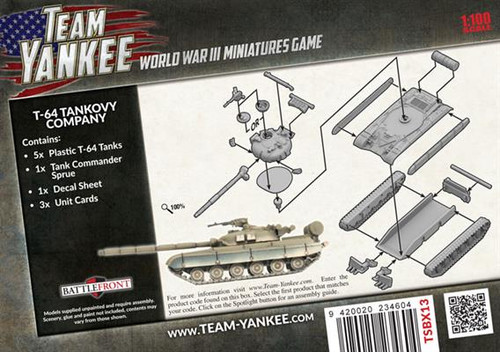 Team Yankee Soviet T-64 Tankovy Company