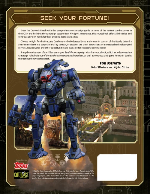 BattleTech Hot Spots: Draconis Reach BattleTech Hot Spots: Draconis Reach
