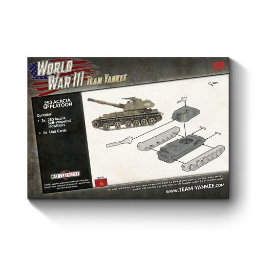 Team Yankee Soviet 2S3 Acacia Heavy SP Howitzer Battery