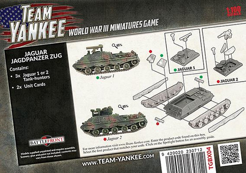 Team Yankee West German  Jaguar Jagdpanzer Zug