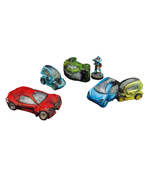 City Cars Wrecked Set (6)