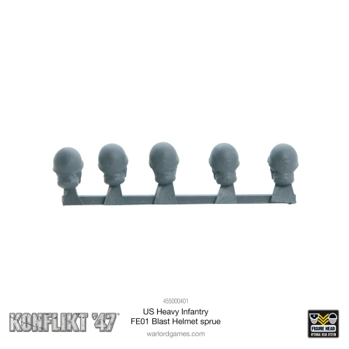 Konflikt '47: US Heavy Infantry FE01 Blast Helmet sprue