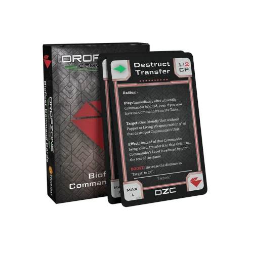 Dropzone Commander Bioficer Command Cards (2026)